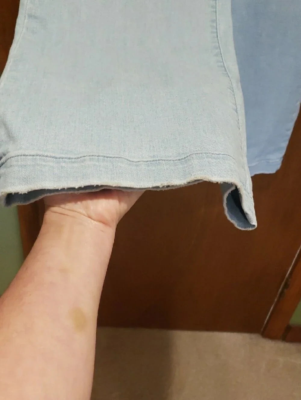 Joe's Jeans Light Blue Wide-Leg El Savadore High-Rise Jeans